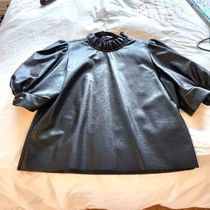 COPY - Hunter Bell faux leather top